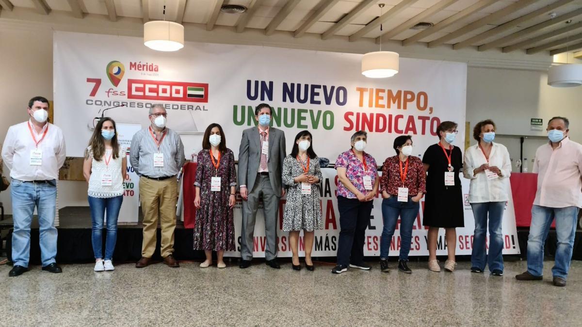 ngel Benito sigue al frente de la Federacin de Sanidad y Sectores Sociosanitarios de CCOO de Extremadura aspirando a consolidar el liderazgo de CCOO en estos sectores