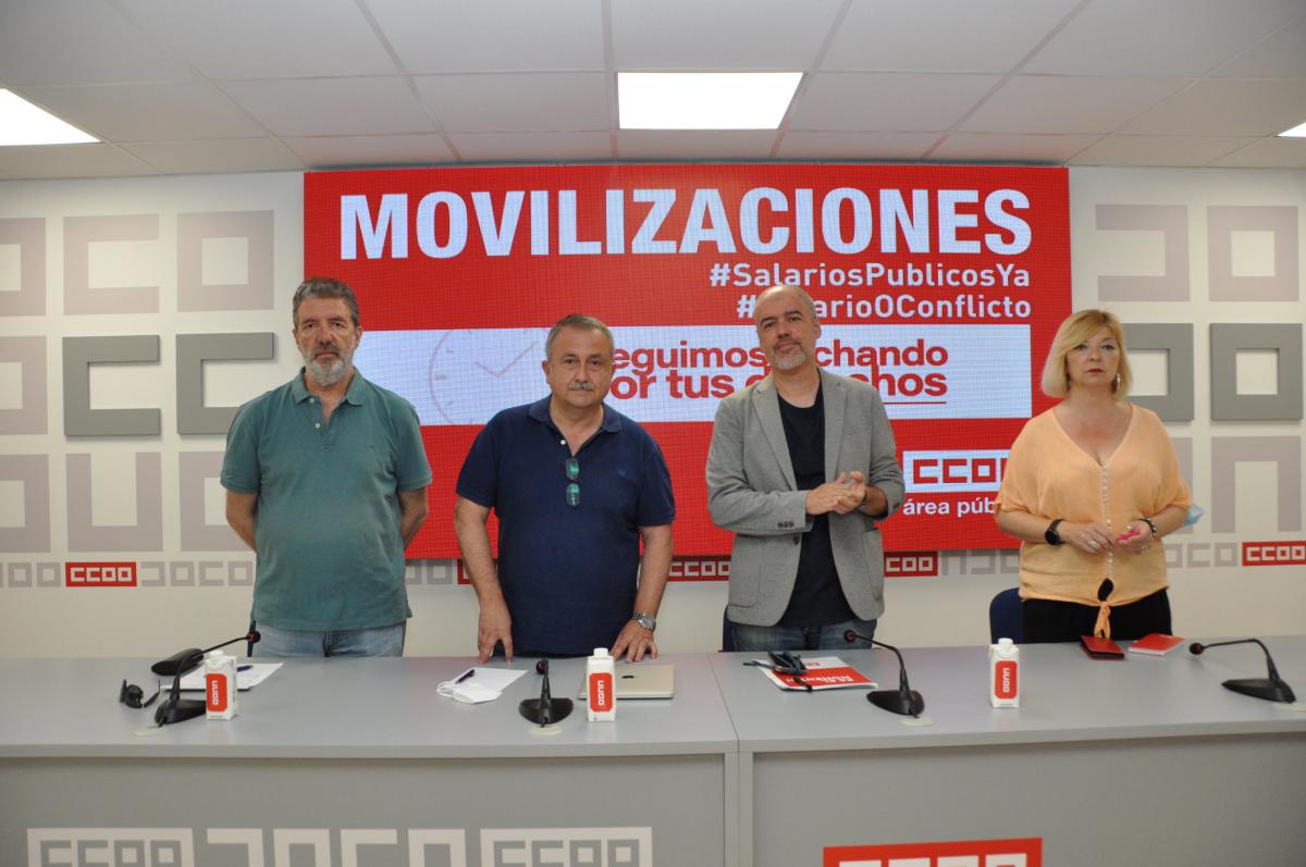 CCOO retoma las movilizaciones el 14 de julio para exigir un acuerdo en materia salarial y de derechos para las y los empleados pblicos