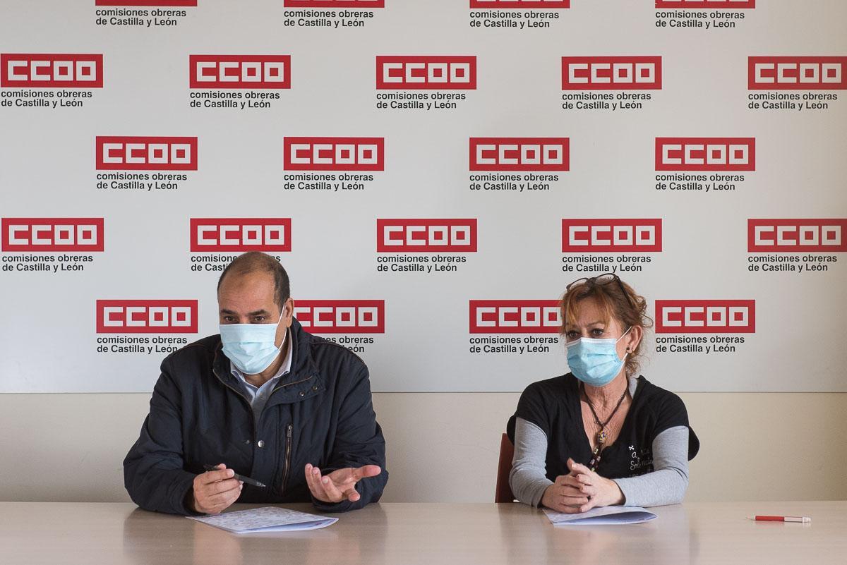 Firma del acuerdo de cooperacin de la Fundacin Paz y Solidaridad de CCOO CyL con la Delegacin Saharaui de Castilla y Len